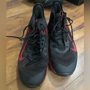 Size 15 Nike high top tennis shoes-Nearly New